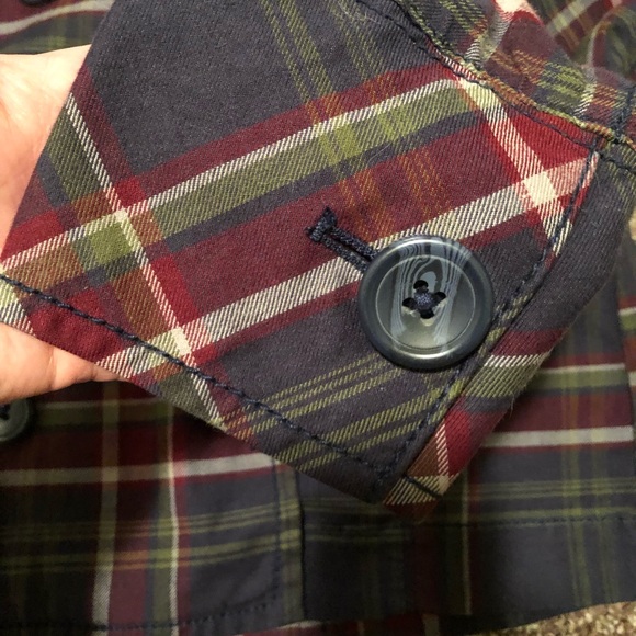 Aeropostale plaid jacket with buttons - Picture 5 of 6